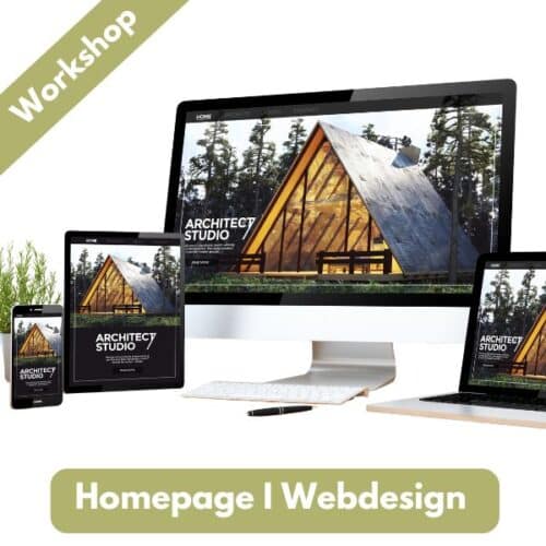 Homepage Webdesign Onlineworkshop
